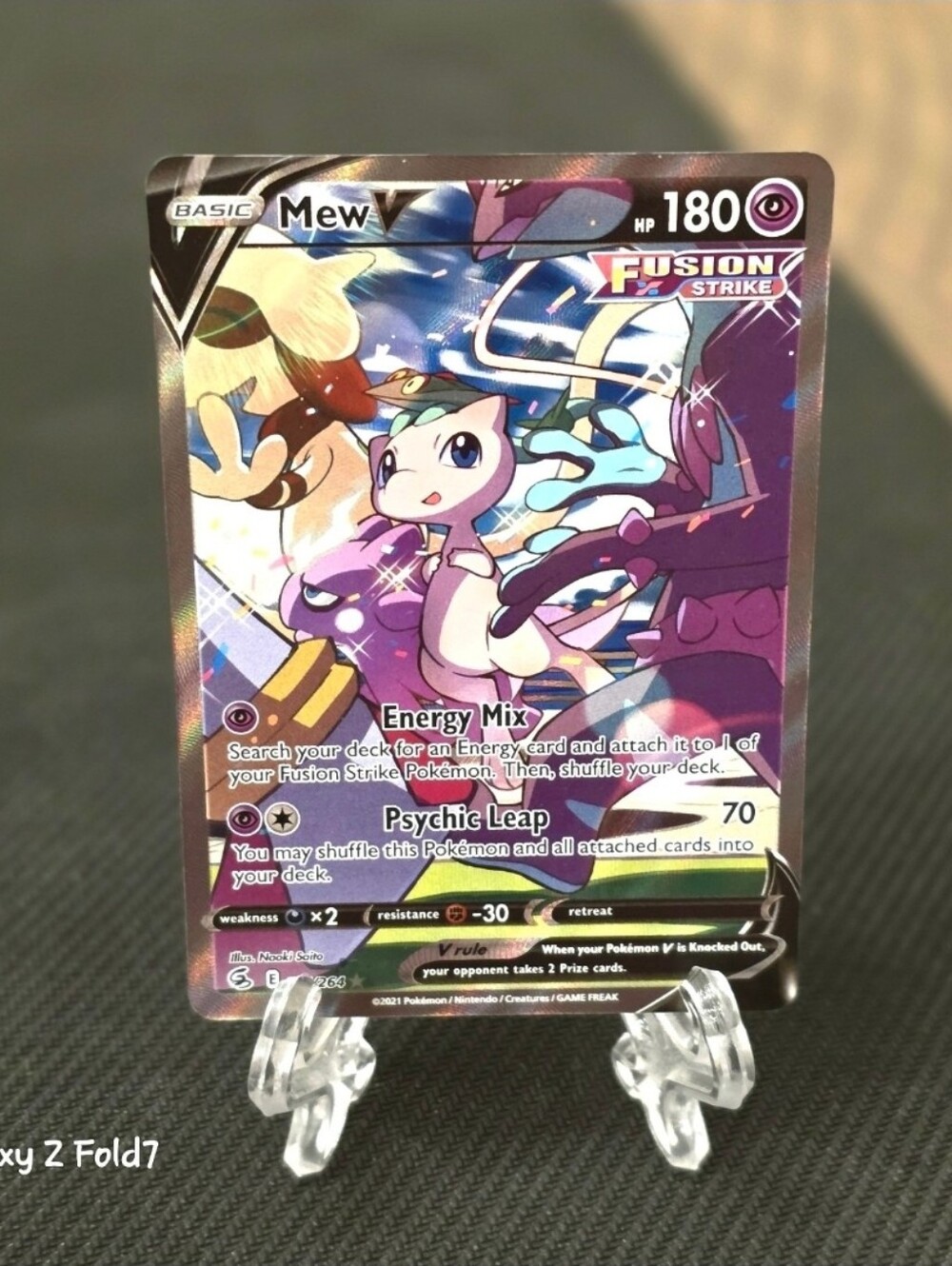 N/M! Pokemon Mew V-(Alternate Full Art)- Ultra rare #251/#264